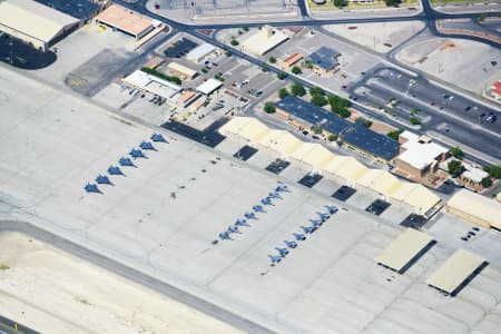 Aerial Image of NELLIS AIR FORCE BASE NEVADA