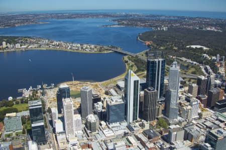 Aerial Image of PERTH CBD