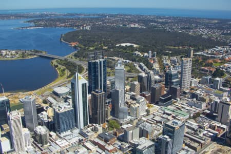 Aerial Image of PERTH CBD