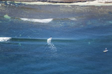 Aerial Image of PADDLE BOARDING AT COTTESLOE