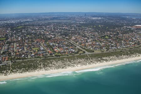 Aerial Image of CITY BEACH, WESTERN AUSTRALIA