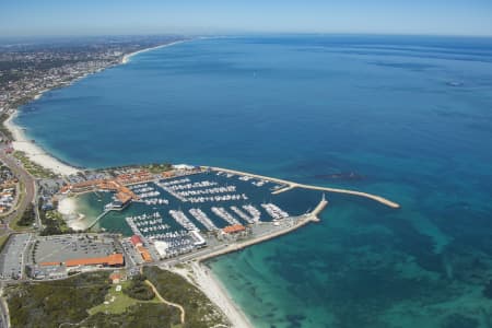 Aerial Image of SORRENTO QUAY HILLARYS BOAT HARBOUR