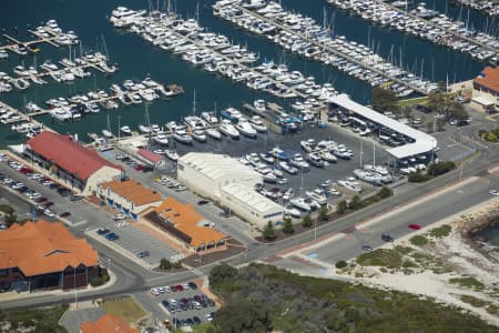 Aerial Image of SORRENTO QUAY HILLARYS BOAT HARBOUR