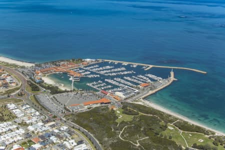 Aerial Image of SORRENTO QUAY HILLARYS BOAT HARBOUR
