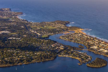 Aerial Image of NARRABEEN DUSK