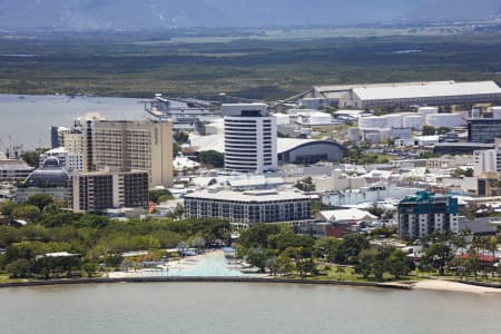 Aerial Image of ESPLANADE LAGOON CAIRNS