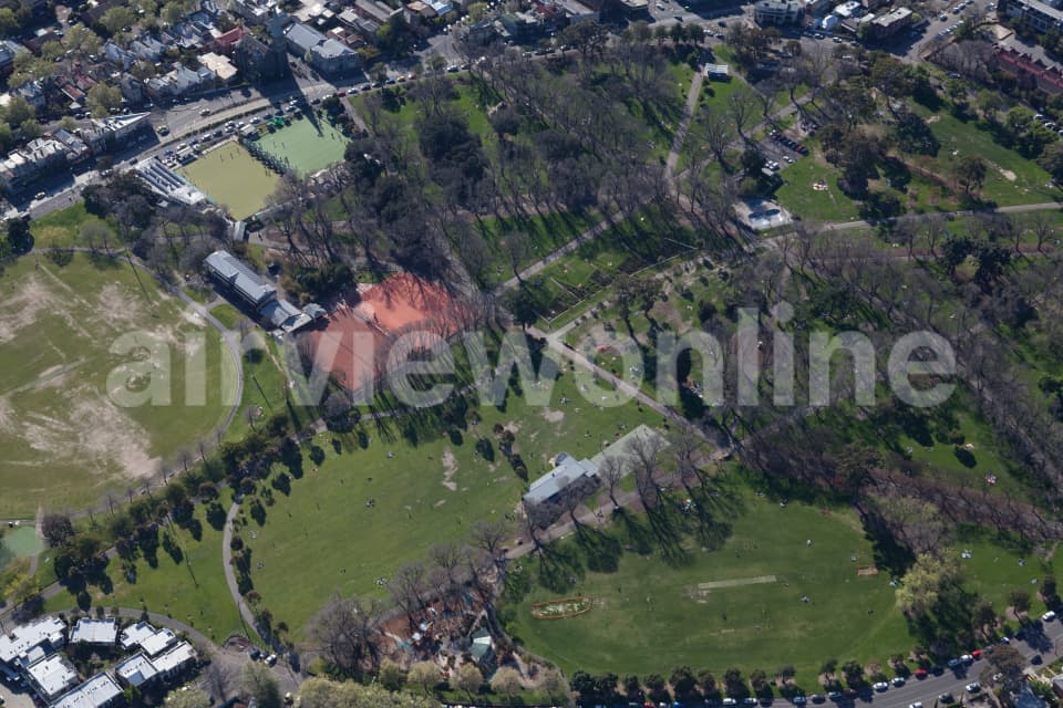 Aerial Image of Edinburgh Gardens Fitzroy