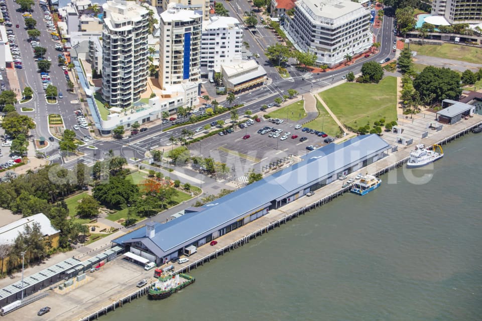 Aerial Image of Cairns Cruise Liner Terminal