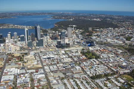 Aerial Image of PERTH CBD