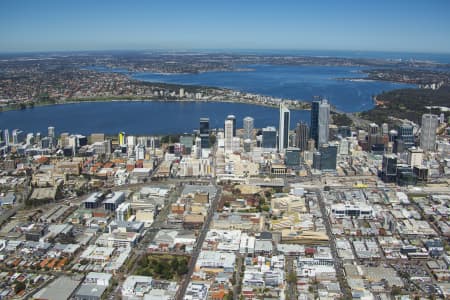 Aerial Image of PERTH CBD