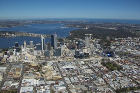 Aerial Image of PERTH CBD
