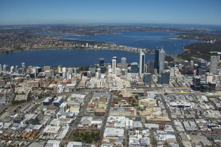 Aerial Image of PERTH CBD