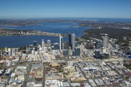 Aerial Image of PERTH CBD