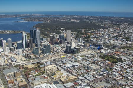 Aerial Image of PERTH CBD