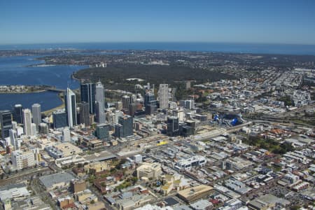 Aerial Image of PERTH CBD