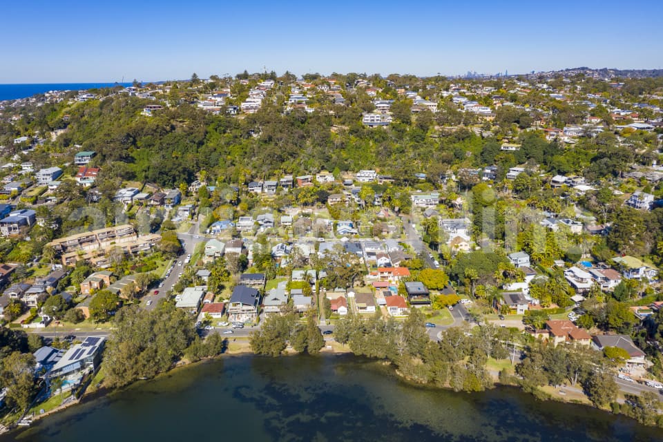 Aerial Image of Narrabeen Lakefront Homes