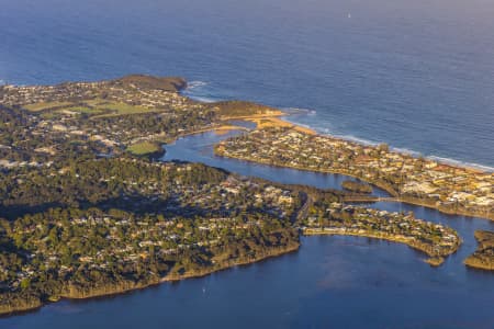 Aerial Image of NARRABEEN DUSK