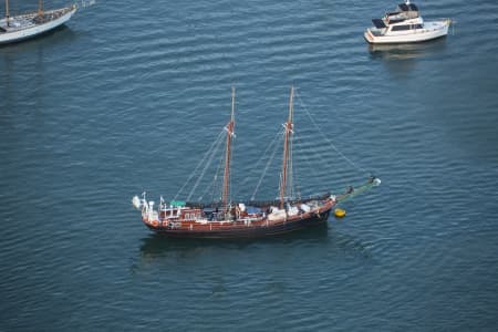 Aerial Image of SHIP AT DUSK