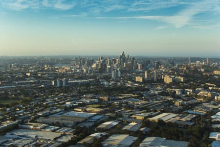 Aerial Image of DARLING HARBOUR DUSK
