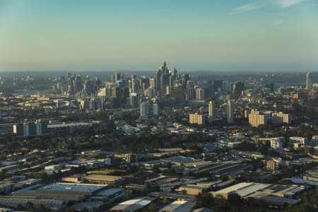 Aerial Image of ALEXANDRIA TO SYDNEY DUSK