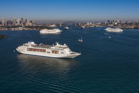 Aerial Image of P&O 5 SHIP SPECTACULAR