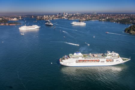 Aerial Image of P&O 5 SHIP SPECTACULAR