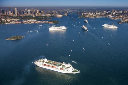 Aerial Image of P&O 5 SHIP SPECTACULAR