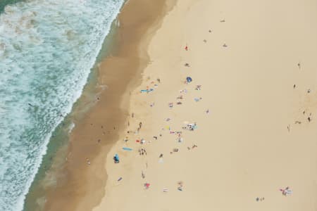 Aerial Image of BEACH BATHERS