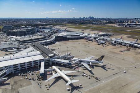 Aerial Image of SYDNEY AIRPORT