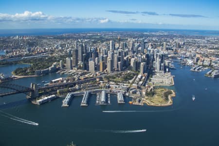 Aerial Image of PORT JACKSON, MILLERS POINT, DAWES POINT