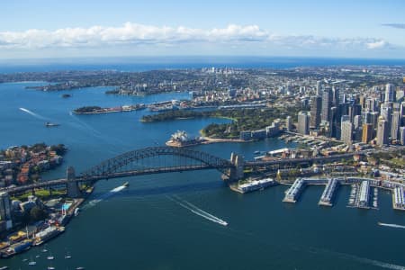 Aerial Image of PORT JACKSON, MILLERS POINT, DAWES POINT