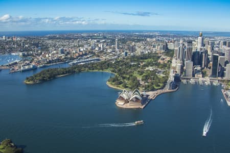 Aerial Image of CIRCULAR QUAY SYDNEY