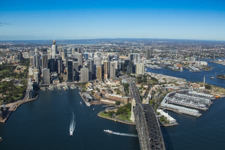 Aerial Image of CIRCULAR QUAY SYDNEY