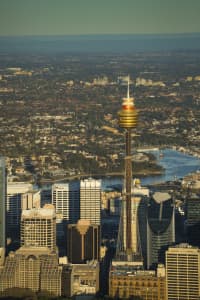 Aerial Image of SYDNEY TOWER DAWN