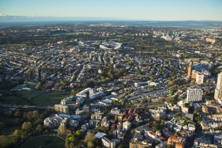 Aerial Image of KINGS CROSS DAWN