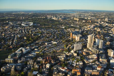 Aerial Image of KINGS CROSS DAWN