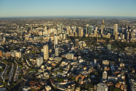 Aerial Image of KINGS CROSS DAWN