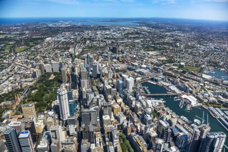 Aerial Image of DARLING HARBOUR