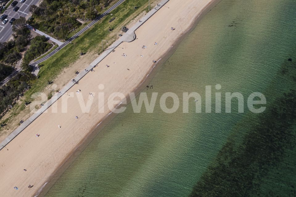 Aerial Image of Elwood Beach