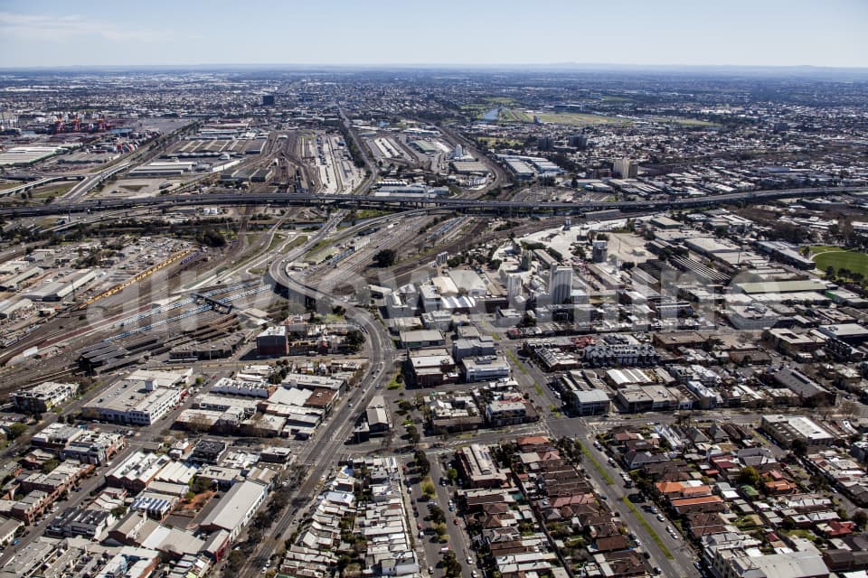 Aerial Image of West Melbourne Looking West
