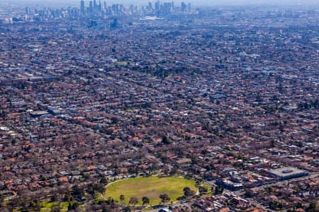 Aerial Image of CANTRAL PARK, MALVERN EAST AND MELBOURNE CBD