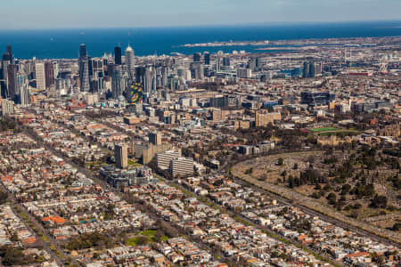 Aerial Image of CARLTON AND MELBOURNE