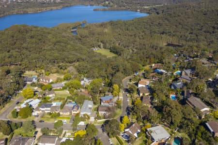 Aerial Image of ELANORA HEIGHTS TO NARRABEEN LAKE