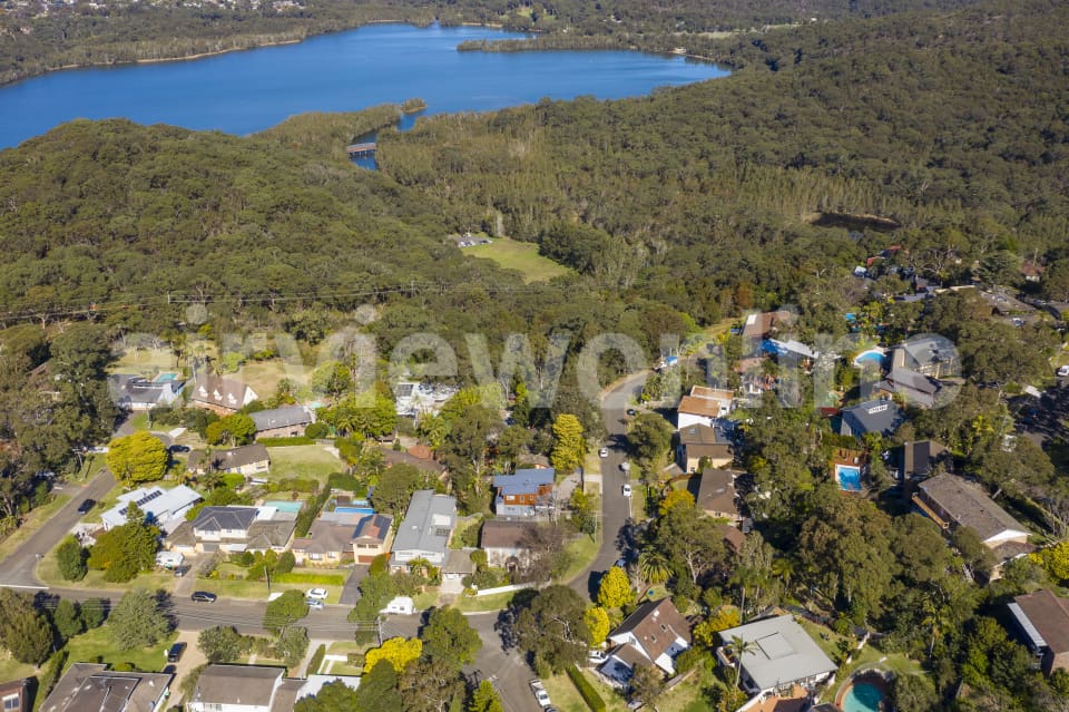 Aerial Image of Elanora Heights to Narrabeen Lake