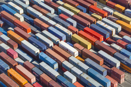 Aerial Image of SHIPPING CONTAINERS