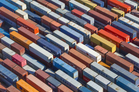 Aerial Image of SHIPPING CONTAINERS