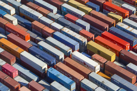 Aerial Image of SHIPPING CONTAINERS