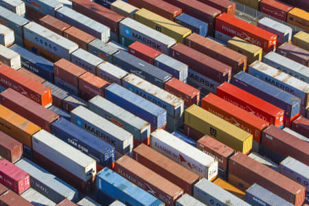 Aerial Image of SHIPPING CONTAINERS