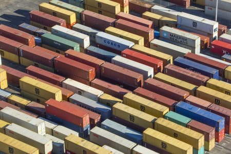 Aerial Image of SHIPPING CONTAINERS