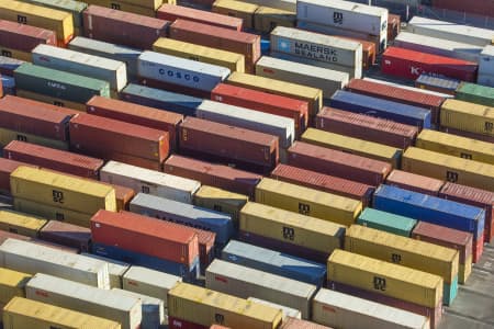 Aerial Image of SHIPPING CONTAINERS